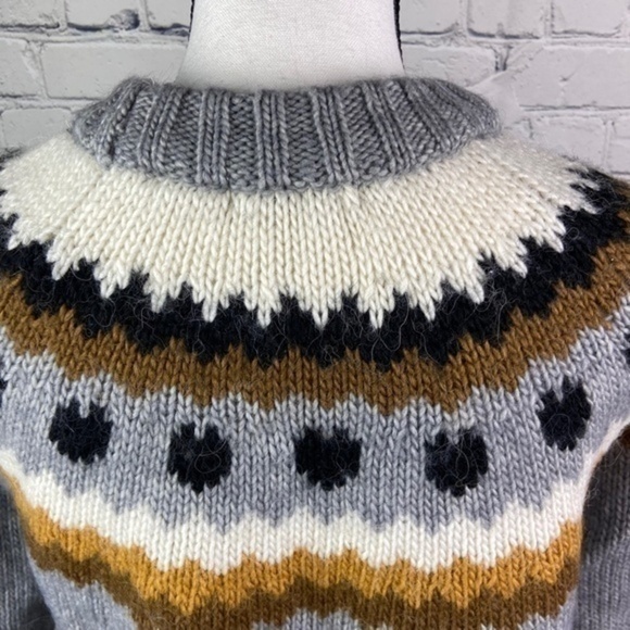 H&M Sweater Top Womens Size XS Crew Neck Knit Three Quarter Sleeve - Picture 7 of 11